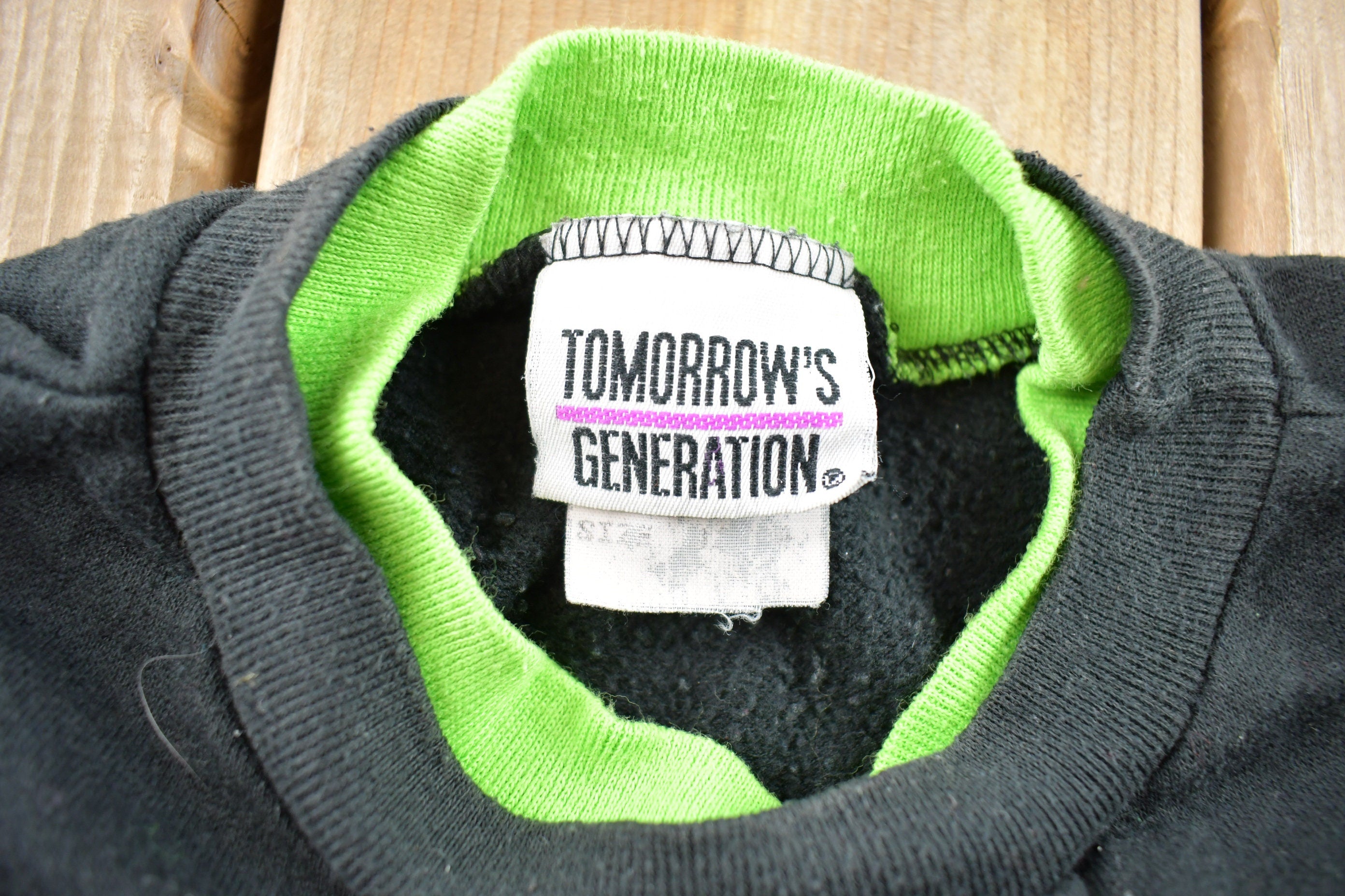 Vintage 1990s Tomorrows Generation No Rules Crewneck Sweatshirt