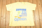 Vintage 1990s Looney Tunes Tweety Bird My Opinion Souvenir T-Shirt Women's XXL