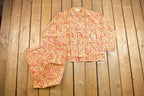 Vintage 1960s Champion Paisley Pyjama Set  All Over Print  1960s Button Up  Vintage Pyjama  Lounge Wear  60s Pyjama Set  Top  Bottoms