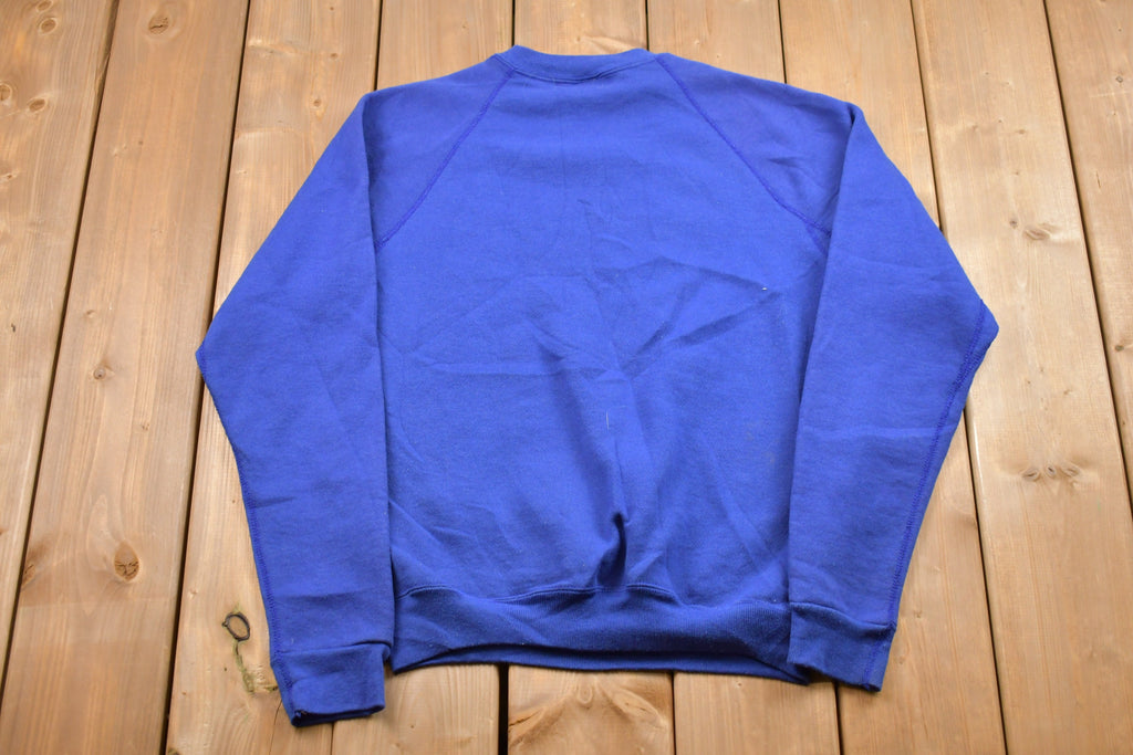 Vintage 1990s Blank Raglan Crewneck Sweatshirt