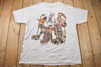 Vintage 1990s Looney Tunes Hockey Graphic T-Shirt