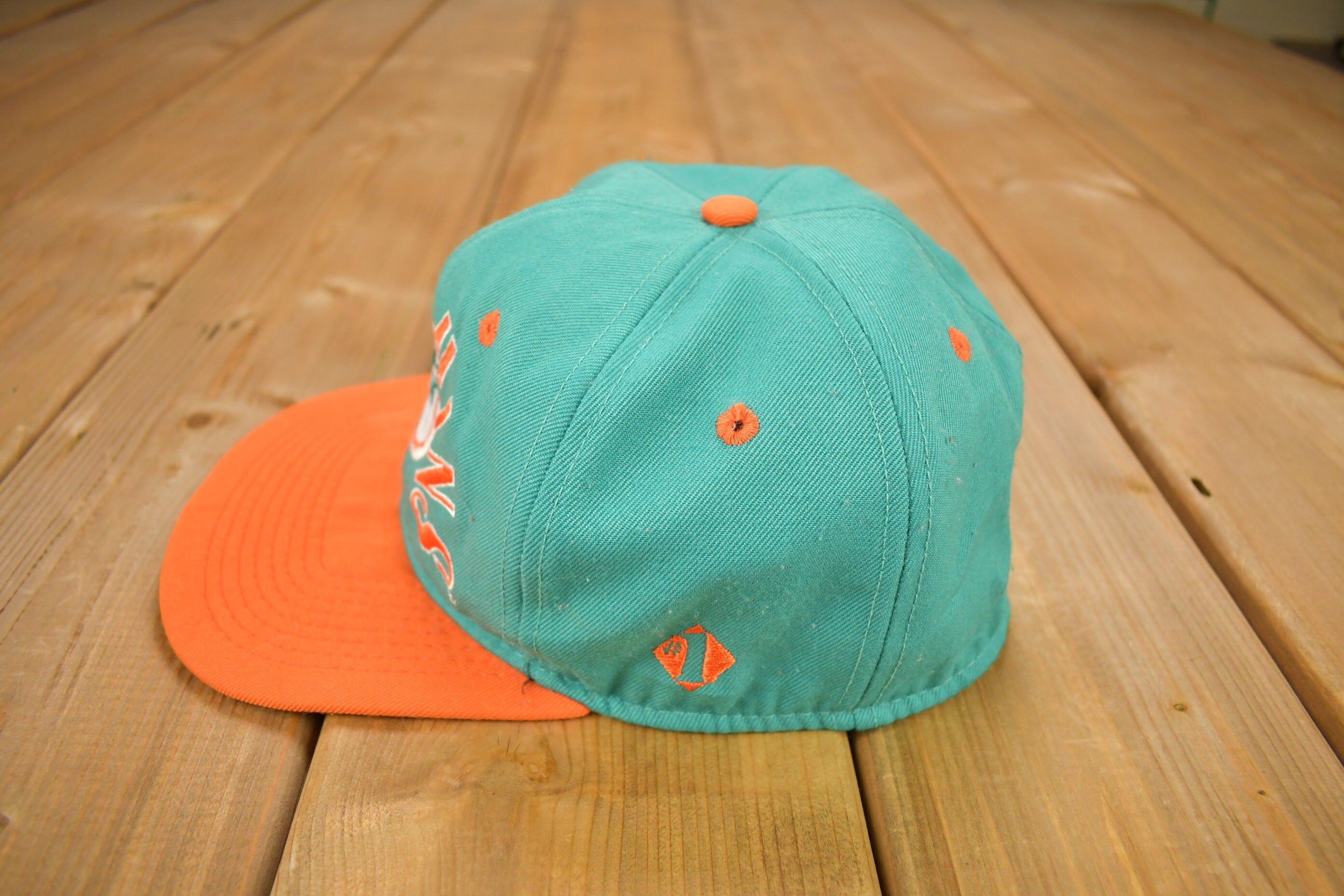 Vintage 1990s Miami Dolphins NFL Fitted Hat Size 7 3