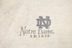 Vintage 1990s Notre Dame Embroidered University V Neck Sweatshirt Men's L