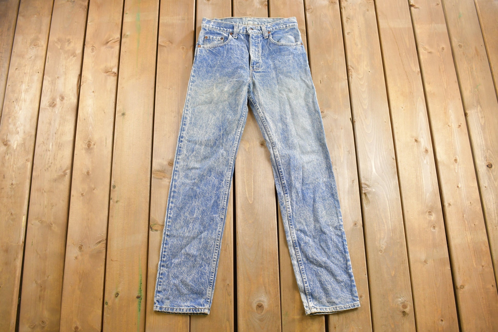 Vintage 1980s Levi's 505 Red Tab Denim Jeans Size 30 x 34