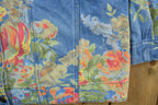 Vintage 1990s Floral Denim Jean Jacket