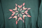 Vintage 1990s Pro Spirit Star Embroidered Crewneck Sweatshirt Made In USA