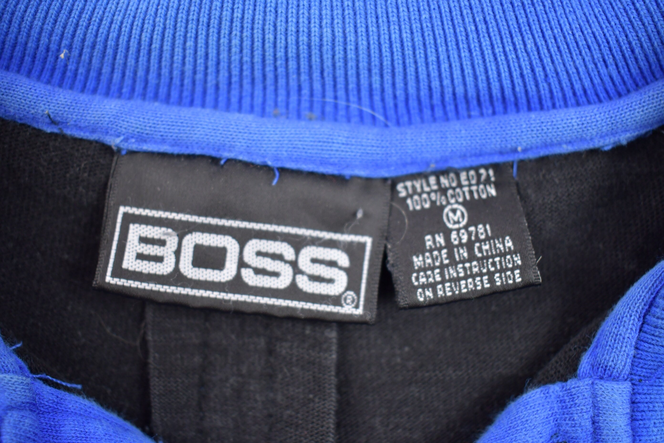 Vintage 1990s Boss Collared Shirt Color Block