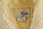 Vintage 1990s Weathered Blues Outerwear Sherpa Lined Denim Jacket