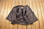 Vintage 1980s Select Clothing Waxed Leather Jacket