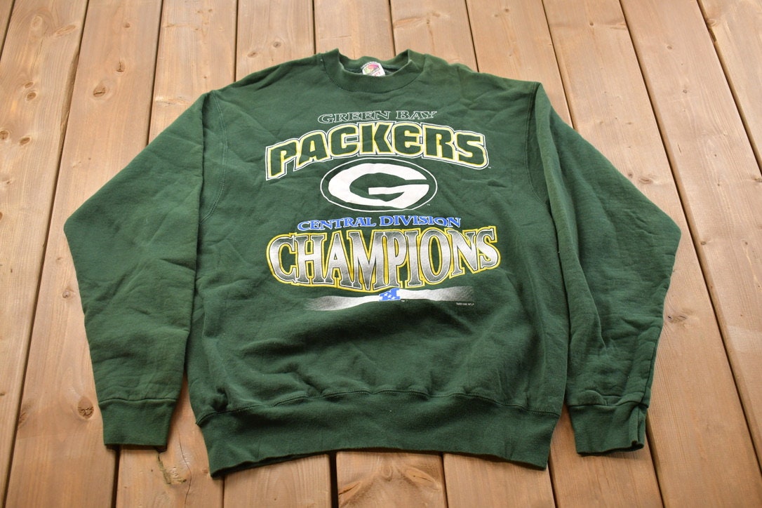 Vintage 1996 Green Bay Packers NFL Champions Crewneck Sweatshirt