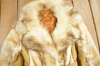 Vintage 1970s Silver Raccoon Fur Coat
