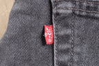 Vintage 1990s Levi's 505 Red Tab Black Denim Jeans Size 31 x 31