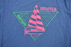Vintage 1990s Annapolis Maryland Souvenir T Shirt