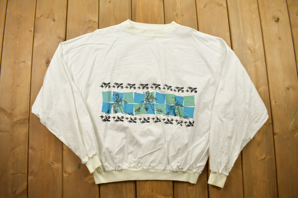Vintage 1990s Long Sleeve Graphic T Shirt