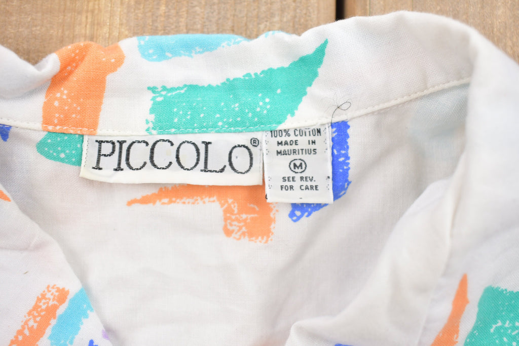 Vintage 1990s Piccolo Boats Button Up Shirt