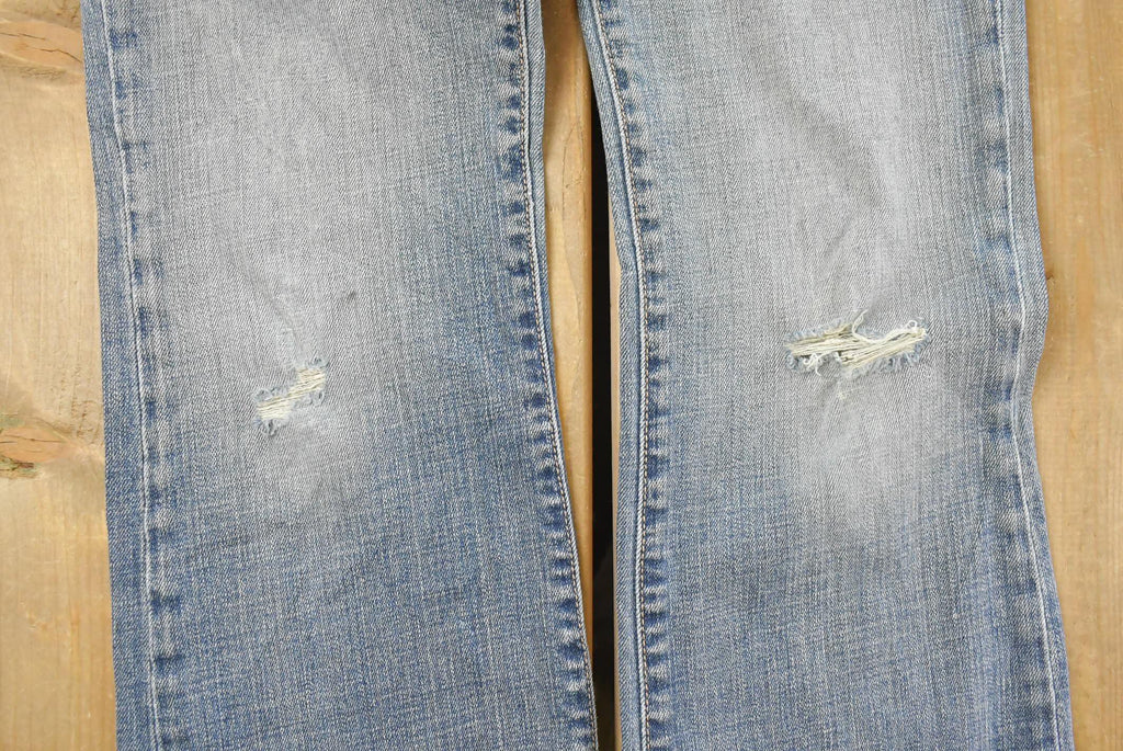 Vintage Y2K X2 Low Rise Flare Denim Jeans Women's 30 x 32 / Bell Bottoms / Distressed