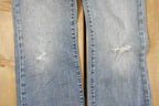 Vintage Y2K X2 Low Rise Flare Denim Jeans Women's 30 x 32 / Bell Bottoms / Distressed