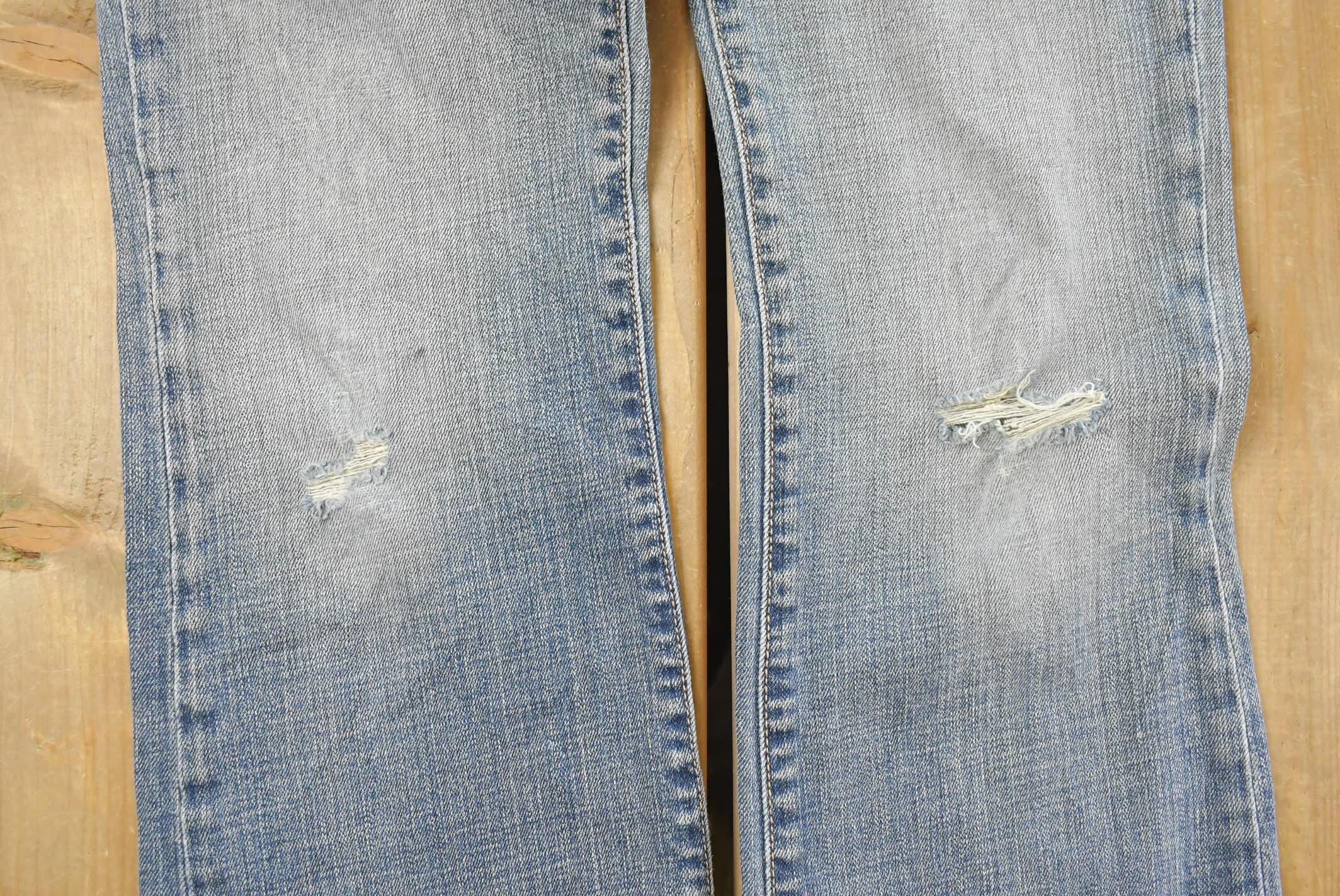 Vintage Y2K X2 Low Rise Flare Denim Jeans Women's 30 x 32 / Bell Bottoms / Distressed