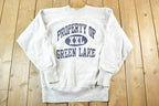 Vintage 1990s Property Of Green Lake Crewneck Sweatshirt Mens L