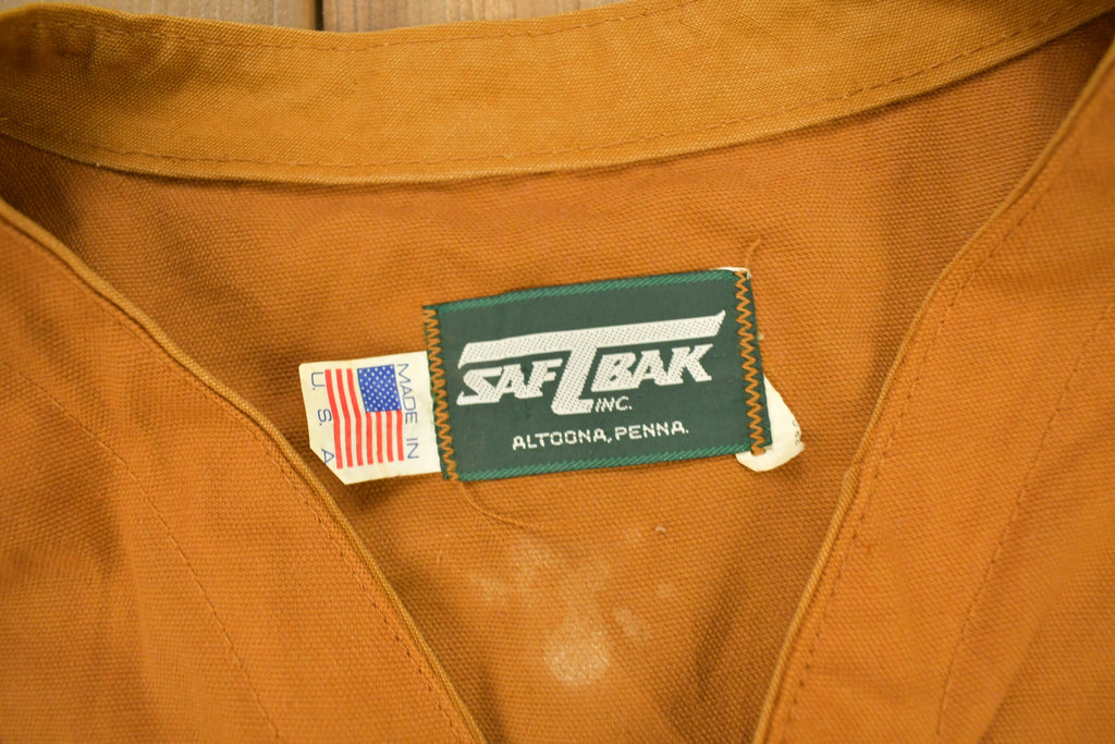 Vintage 1970s Saf T Bak Hunting Vest