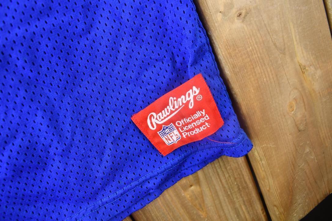 Vintage 1990s Rawlings Blank NFL Football Jersey Size 48