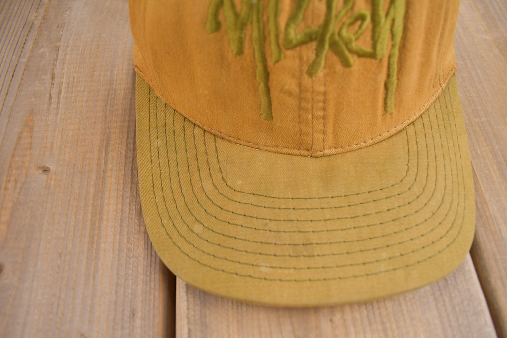 Vintage 1990s Mickey Embroidered Snap Back Hat