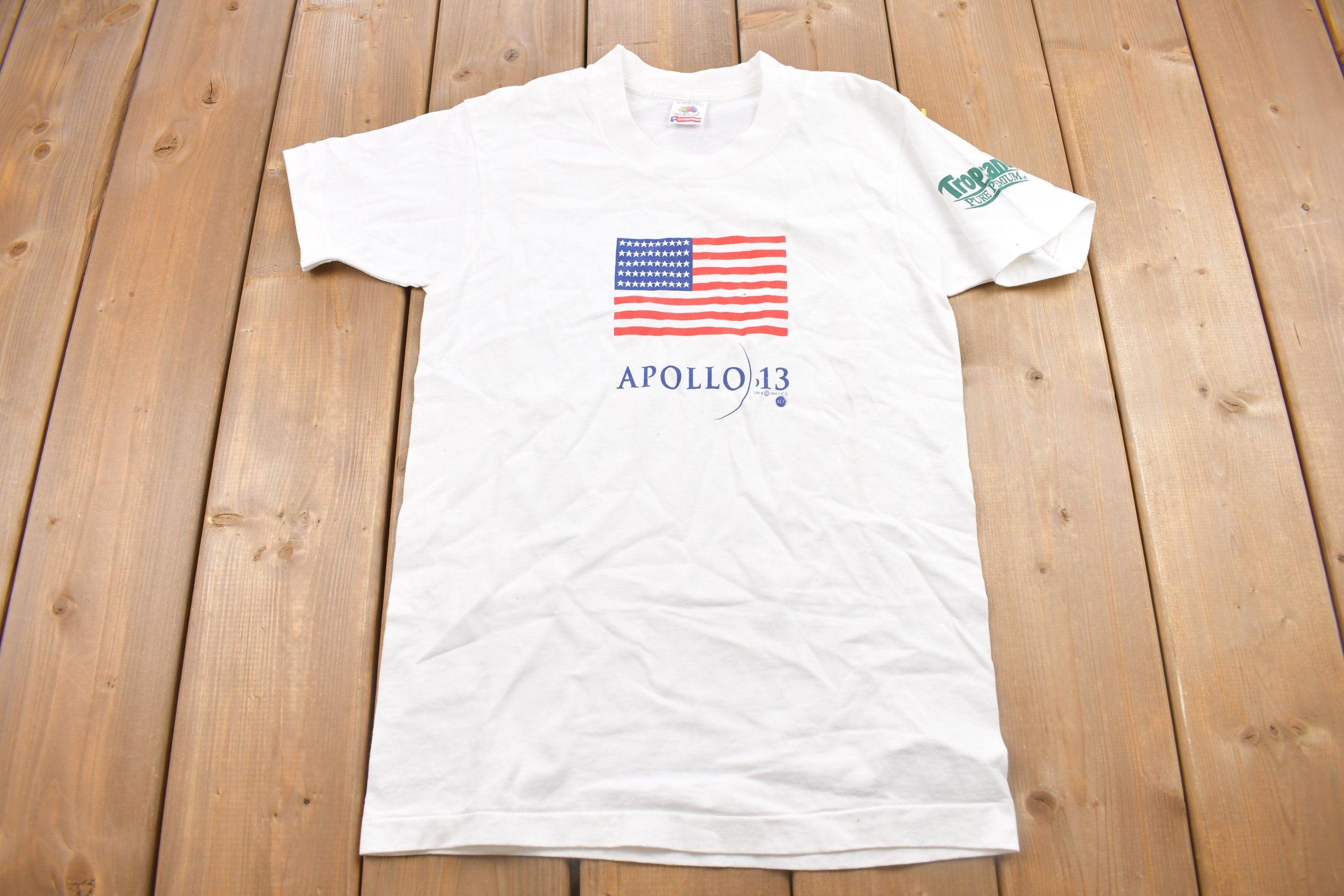Vintage 1995 Apollo 13 Graphic Fruit of the Loom Youth T Shirt