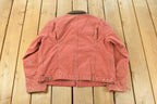 Vintage 2000s Carhartt Sherpa Lined Salmon Detroit Jacket Women's Large