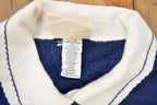 Vintage 1990s Top Stitch Mouse& Flowers Embroidered Sweater