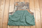 Vintage 1990s Sports A Field Realtree Camo Hunting Vest