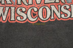 Vintage 1990s Harley Davidson Motorcycles Al Muth Black River Falls T-Shirt