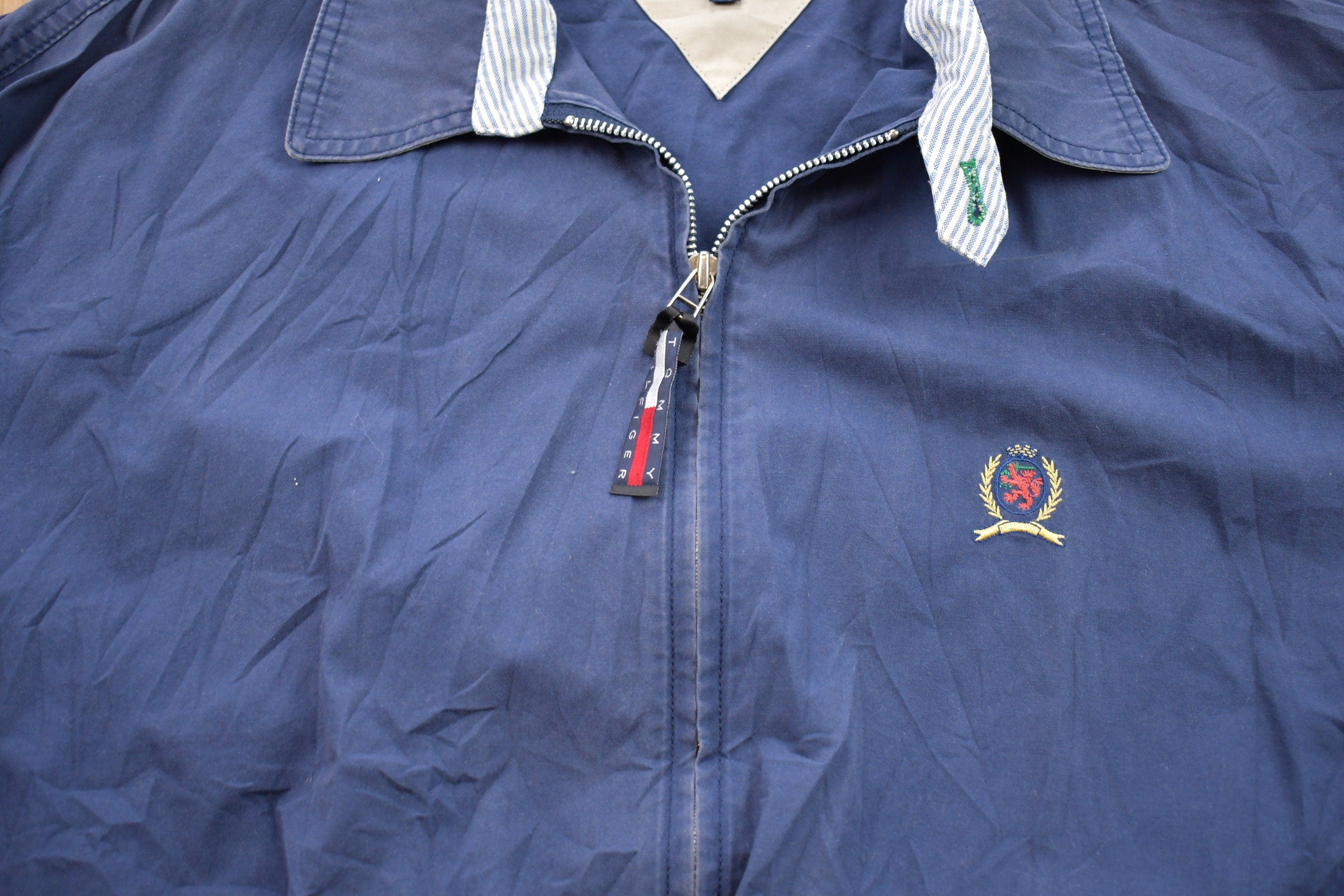 Vintage 1990s Tommy Hilfiger Canvas Golf Jacket