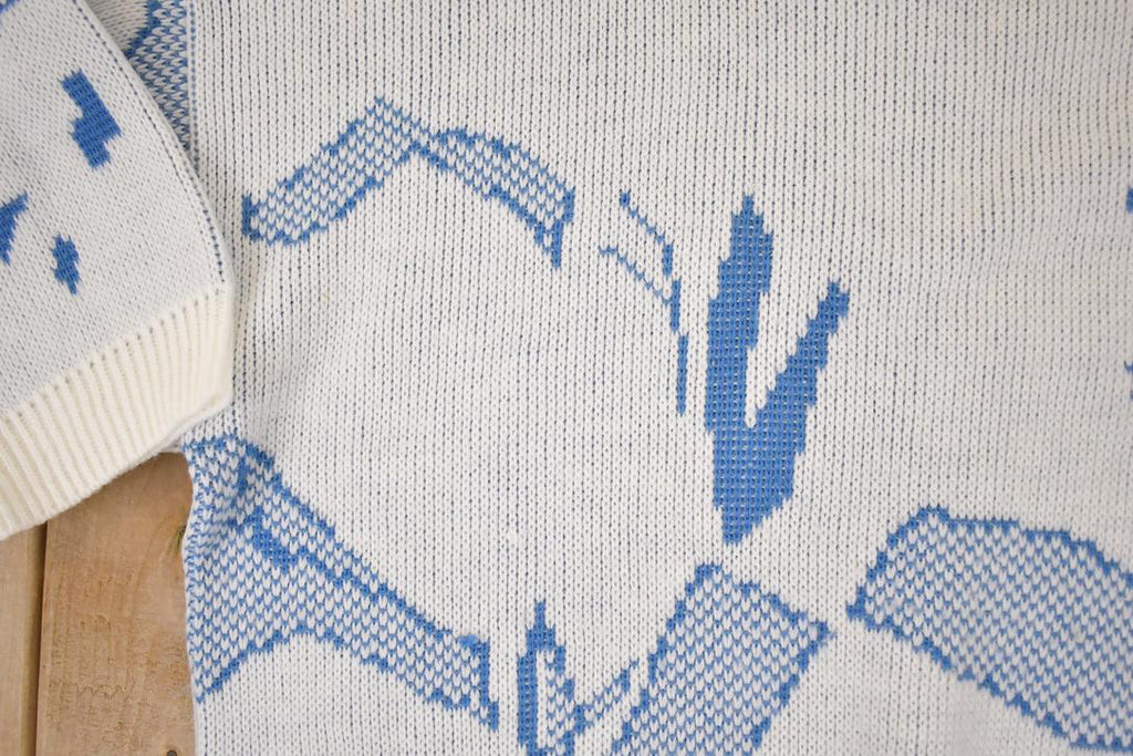 Vintage 1990s Boothbay Knit Crewneck Sweater Women's XL