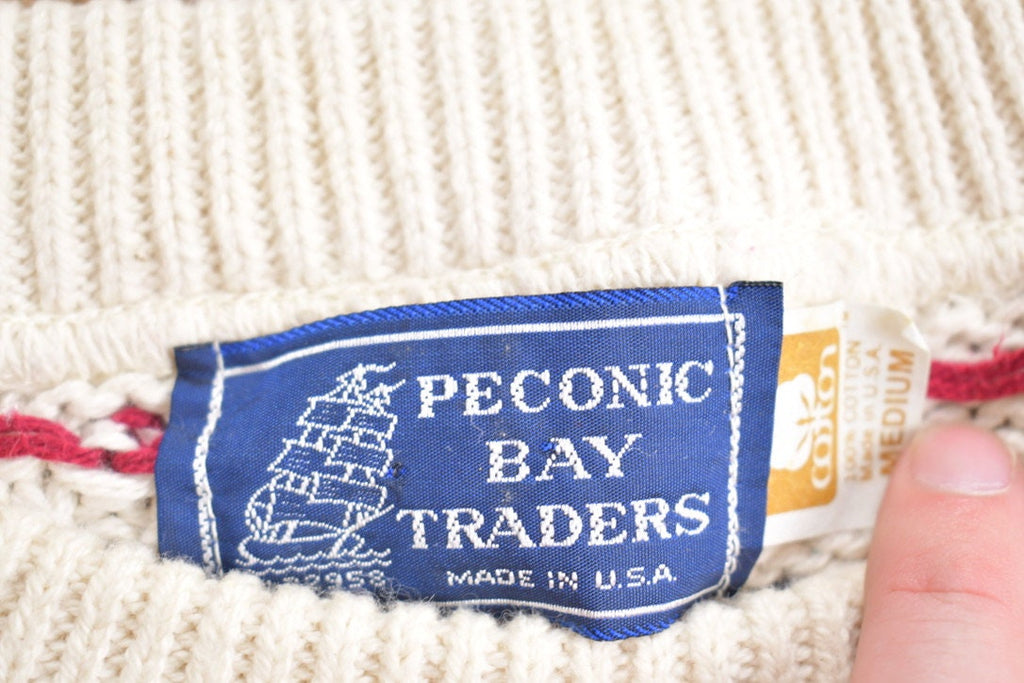 Vintage 1990s Peconic Bay Traders Knitted Crewneck Sweater