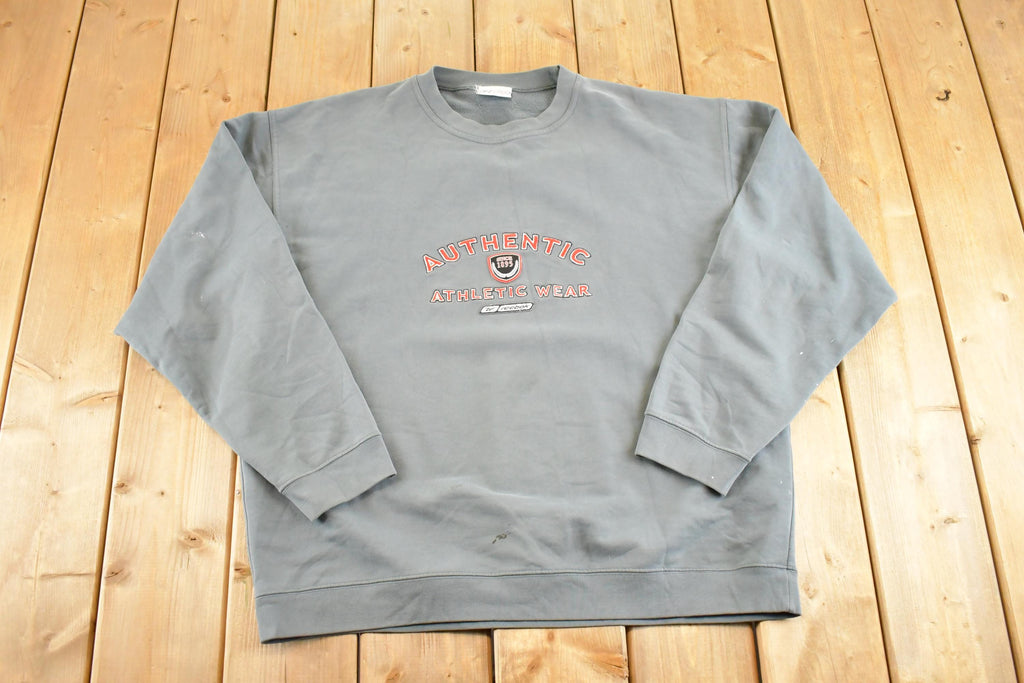 Vintage Y2K Reebok Embroidered Souvenir Crewneck Sweatshirt Men's L / 2000's Sportswear Sweater