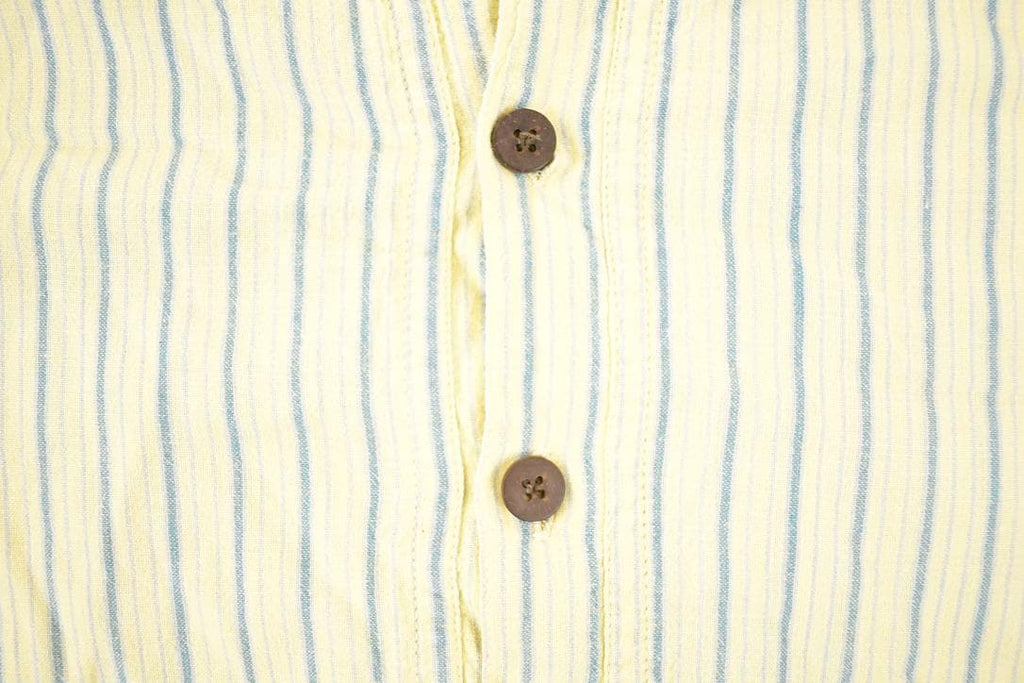 Vintage 1990s Fabindia Souvenir Button Up Striped Travel T-Shirt Men's M  Destination Shirt  90s Single Stitch Graphic Tee  Made in USA