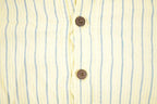 Vintage 1990s Fabindia Souvenir Button Up Striped Travel T-Shirt Men's M  Destination Shirt  90s Single Stitch Graphic Tee  Made in USA