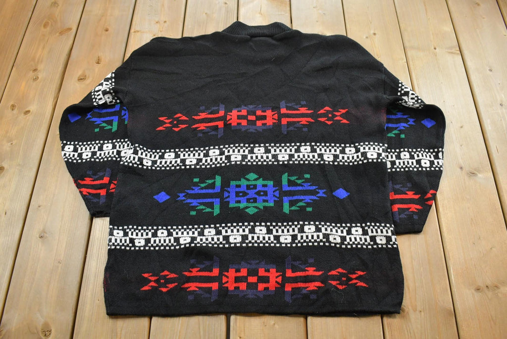 Vintage 1990s American Pride Nordic Knit Crewneck Sweater Women's L /