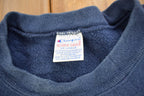 Vintage 1990s Navy Blue Champion Reverse Weave Crewneck