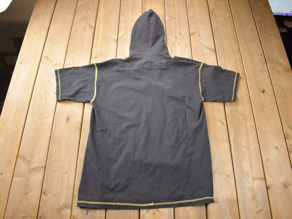Vintage 1990s Iowa Hawkeyes Collegiate Hooded T-Shirt