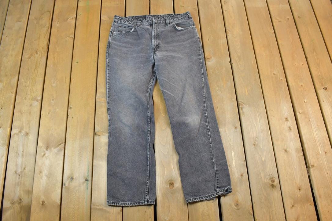 Vintage 1990s Levi Strauss Orange Tab 619 Denim Jeans Size 34 x 30