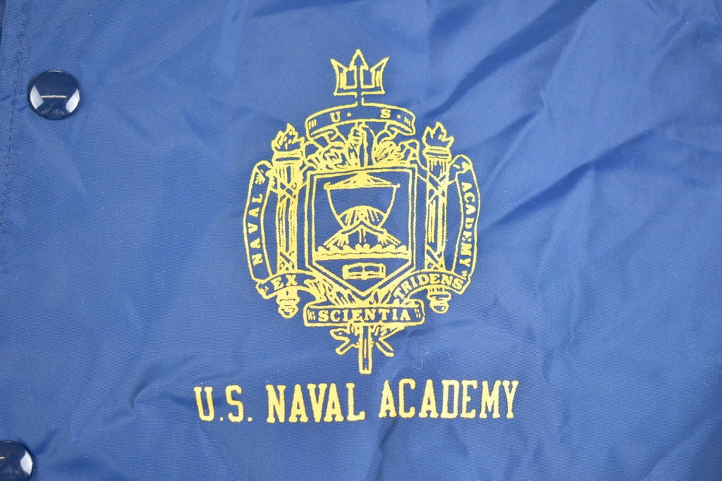 Vintage 1980s US Naval Academy Champion Windbreaker Jacket