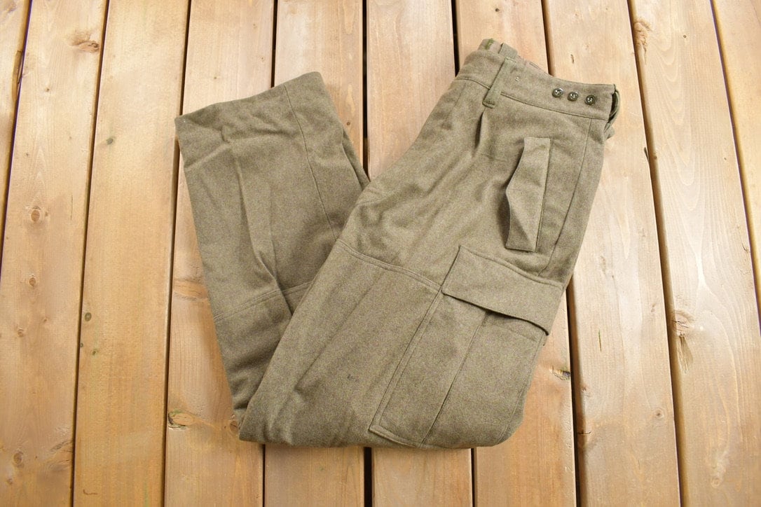 Vintage 1950s Val Mehler AG Military Pants Size 30 - 36