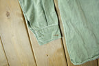 Vintage 1960s OG-107 Military Sateen Jacket /