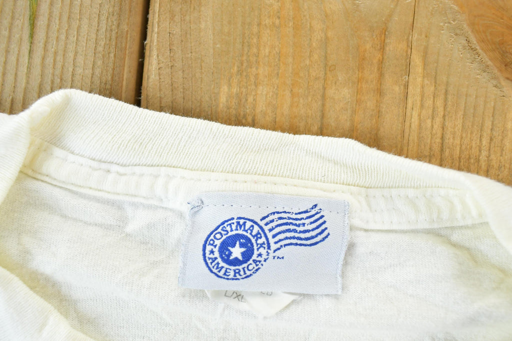 Vintage 1990s Wisconsin Stamps Single Stitch T-Shirt