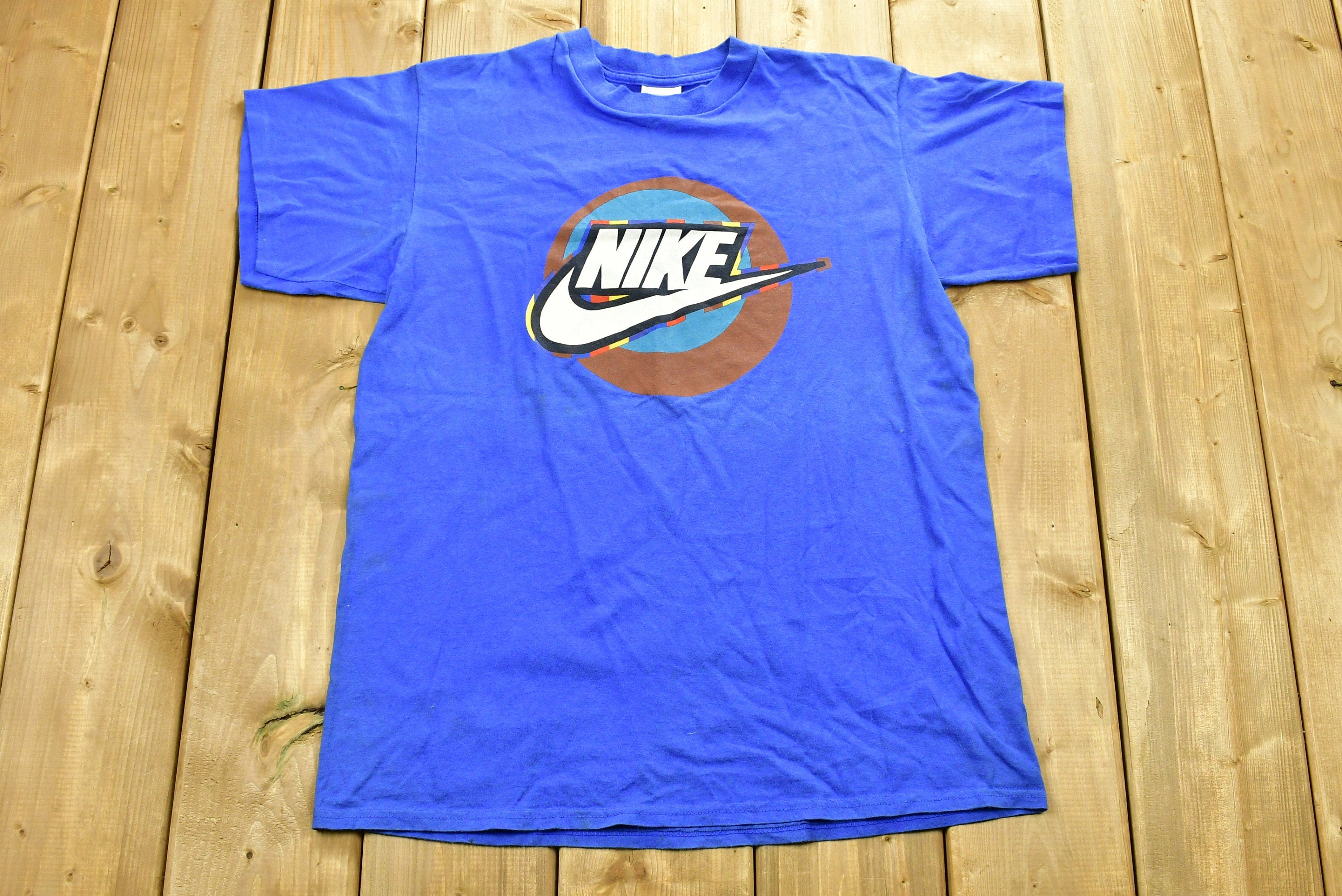 Vintage 1990s Nike Grey Tag Graphic T-Shirt