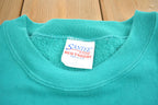 Vintage 1990s Grandmas Flock Dogs Embroidered Crewneck Sweatshirt Made In USA