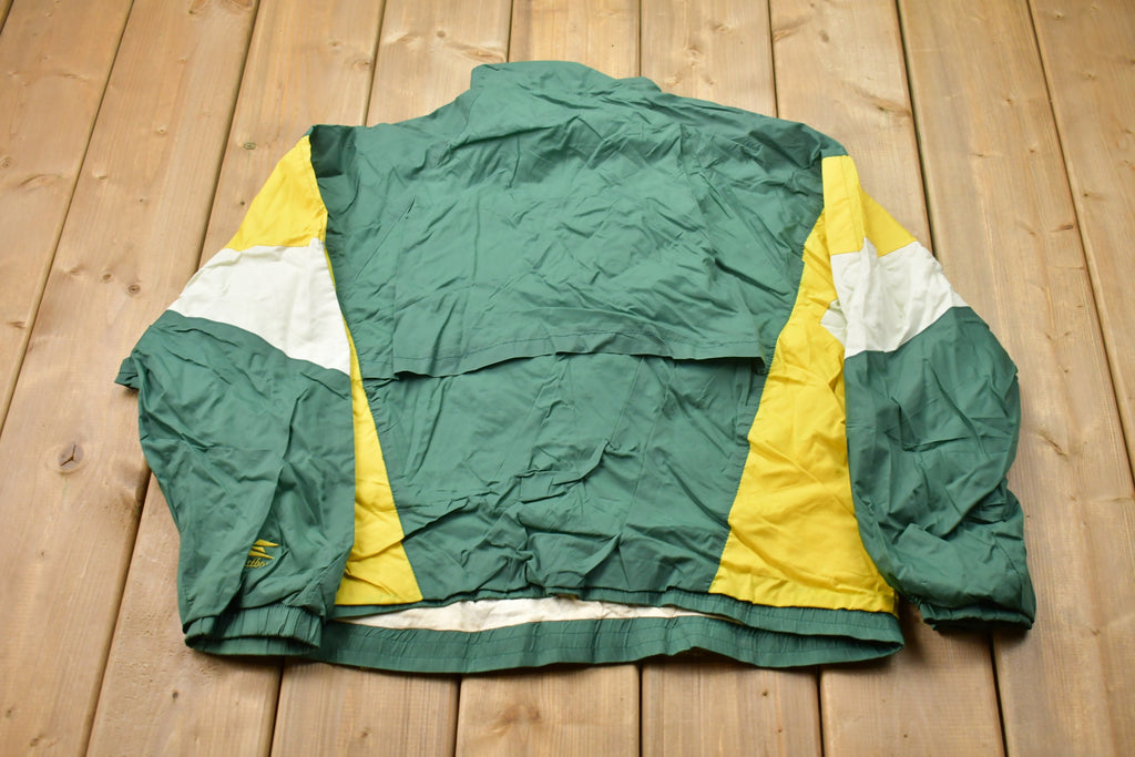 Vintage 1980s East Bay Green Bay Packers NFL Windbreaker