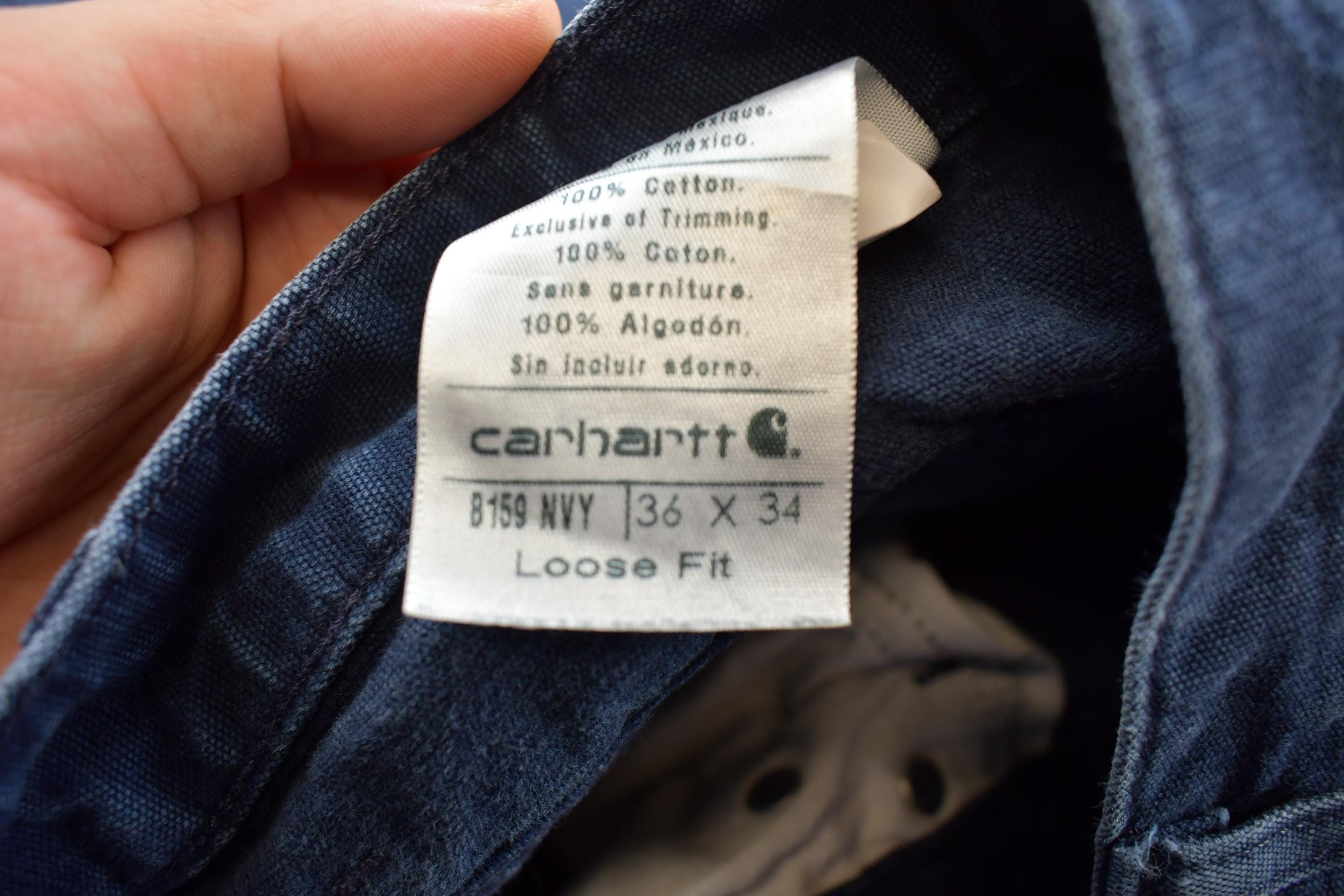Vintage 1990s Carhartt Loose Fit Work Pants Size 36x34