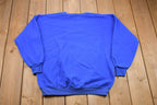 Vintage 1990s Floral Made In Canada Crewneck Sweatshirt